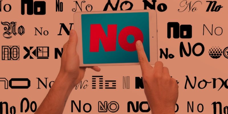 how to say no